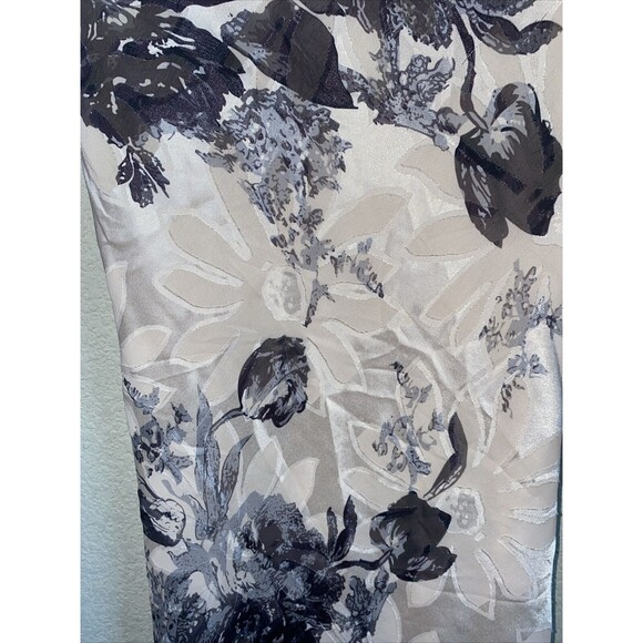 Lulus Floral fairy goth satin slip dress coquette dainty midi M whimsical - Picture 3 of 10